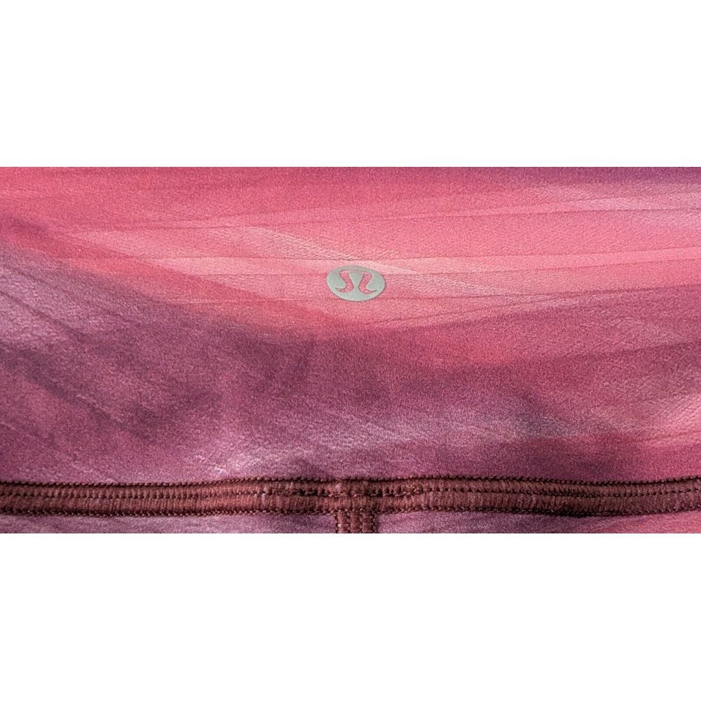 lululemon leggings 6 Multi Color Striped Inside Pocket - Picture 9 of 15